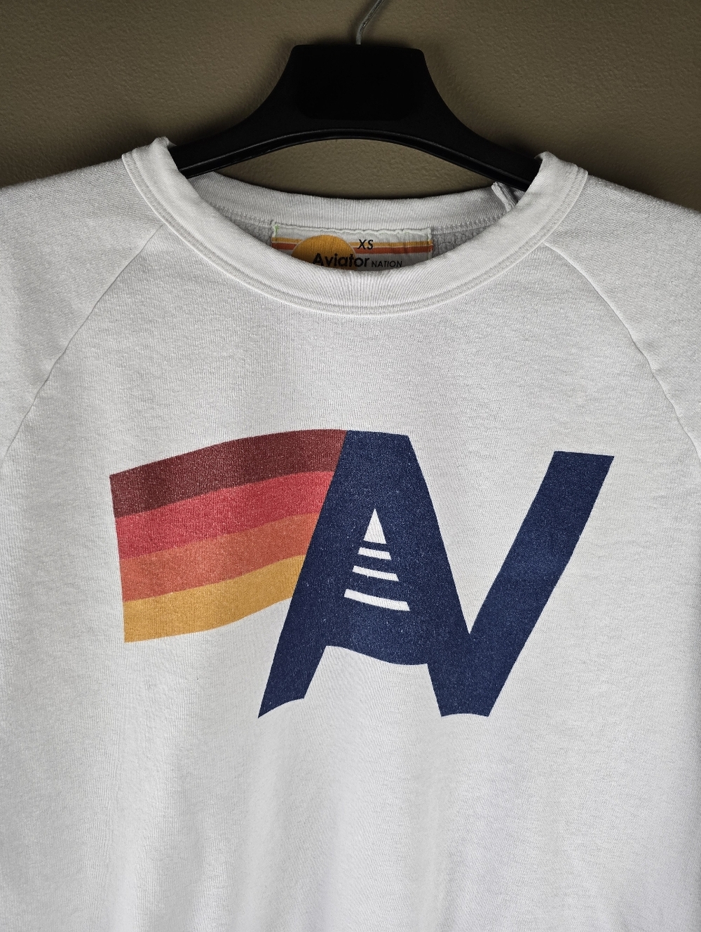 Aviator Nation Logo Crewneck Sweatshirt XS - Picture 7 of 14